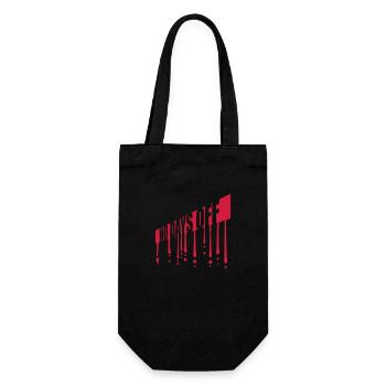 no days off quote - Gift Bag for Bottles - black - Front
