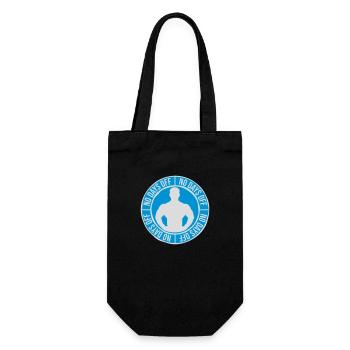 no days off quote - Gift Bag for Bottles - black - Front
