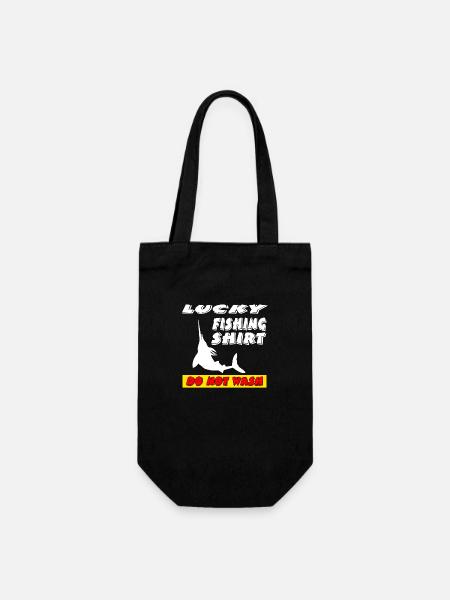 Angling - Gift Bag for Bottles - black