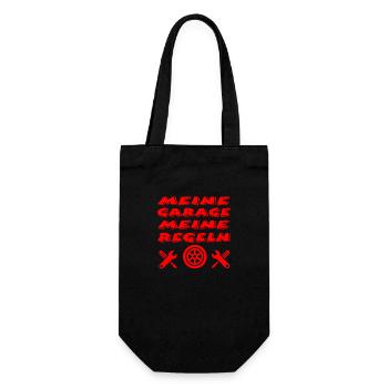 Garage - Geschenkbeutel für Flaschen - Schwarz - Vorne