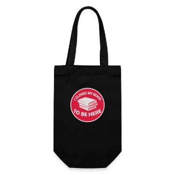 J’ai fermé mon livre - Sac à bouteille - noir - Devant