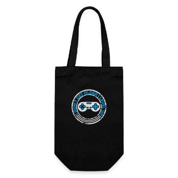 get older level up - Gift Bag for Bottles - black - Front