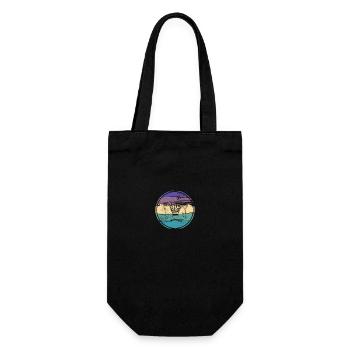 Badminton Equipment Design - Gift Bag for Bottles - black - Front