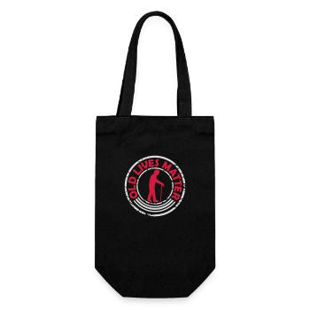 old lives matter quote - Gift Bag for Bottles - black - Front