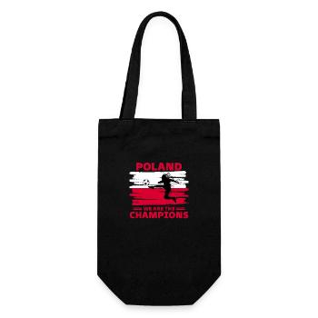 Poland Football 2022 Poland football supporter - Gift Bag for Bottles - black - Front