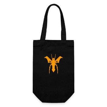 Fliegende Spinne - Geschenkbeutel für Flaschen - Schwarz - Vorne