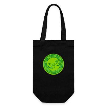 I came saw forget - Gift Bag for Bottles - black - Front