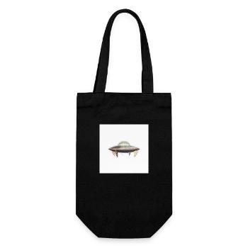 UFO - Gift Bag for Bottles - black - Front