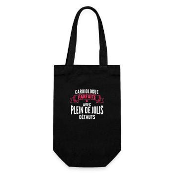 cardiologue parfaite / humour cardiologue - Sac à bouteille - noir - Devant