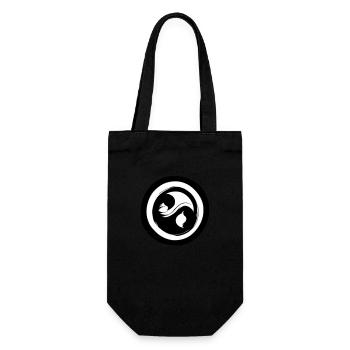 Yin Yang Signe Symbole Paix Bonheur Vecteur 3 - Sac à bouteille - noir - Devant
