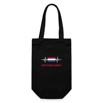 Pays-Bas de football 2022 Holland Heartbeat - Sac à bouteille - noir - Devant