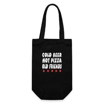 Beer - Gift Bag for Bottles - black - Front
