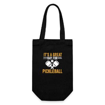 It's a Great Day For Pickleball - Gift Bag for Bottles - black - Front
