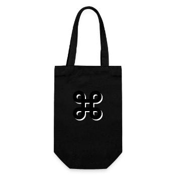 command ⌘ - Geschenkbeutel für Flaschen - Schwarz - Vorne