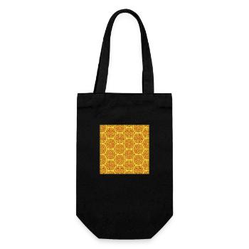 Chinese pattern - Gift Bag for Bottles - black - Front