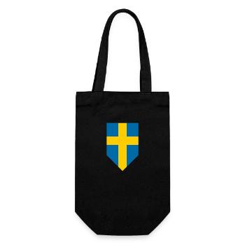Sweden - Gift Bag for Bottles - black - Front