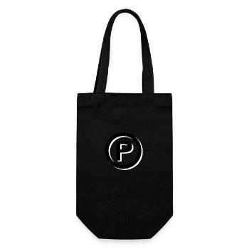 Phono Domains - Geschenkbeutel für Flaschen - Schwarz - Vorne