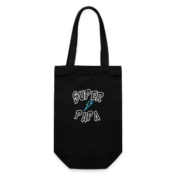 Super Dad - Gift Bag for Bottles - black - Front