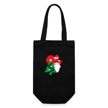 Merry Christmas - Sac à bouteille - noir - Devant