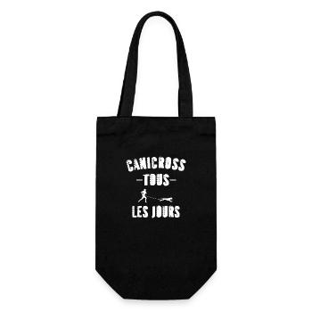 Canicross tous les jours t-shirt homme - Sac à bouteille - noir - Devant