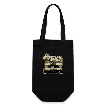 1983 vintage anniversaire rétro vintage cadeau - Sac à bouteille - noir - Devant