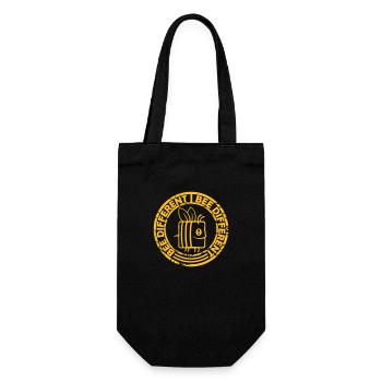 bee citation différente - Sac à bouteille - noir - Devant