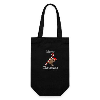 Joyeux Noël - Sac à bouteille - noir - Devant