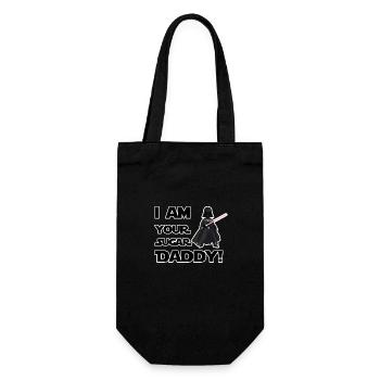 Daddy Gift Husband Father's Day Father Christmas - Gift Bag for Bottles - black - Front