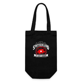 Suisse Cadeau d’origine suisse - Sac à bouteille - noir - Devant