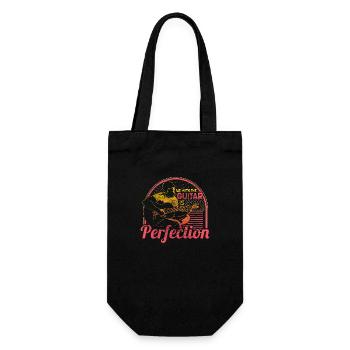 Gitarre Heavy Metal Geschenkidee - Geschenkbeutel für Flaschen - Schwarz - Vorne