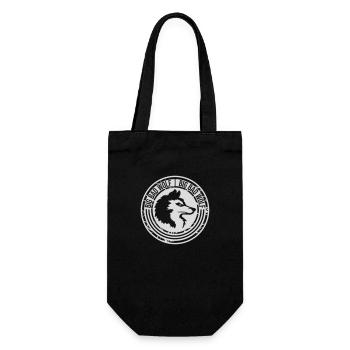 big bad wolf quote - Gift Bag for Bottles - black - Front