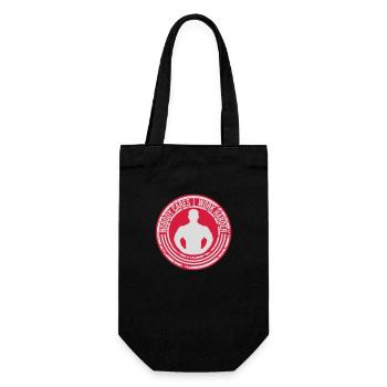 nobody cares work harder - Gift Bag for Bottles - black - Front