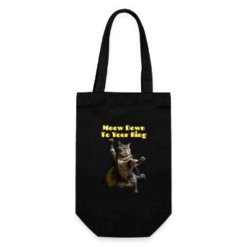 Meow Down To Your King III - Gift Bag for Bottles - black - Front