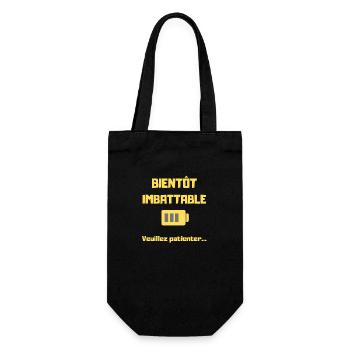 BIENTOT IMBATTABLE - Sac à bouteille - noir - Devant