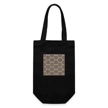 Chinese pattern - Gift Bag for Bottles - black - Front