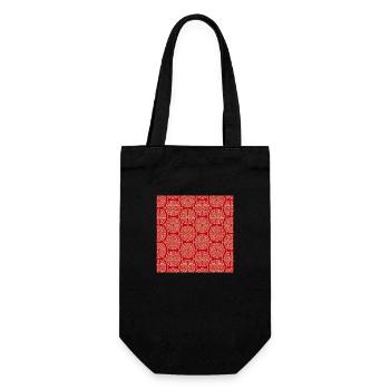 Chinese pattern - Gift Bag for Bottles - black - Front