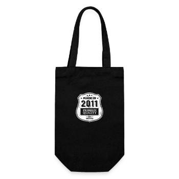 MADE IN 2011 - Gift Bag for Bottles - black - Front