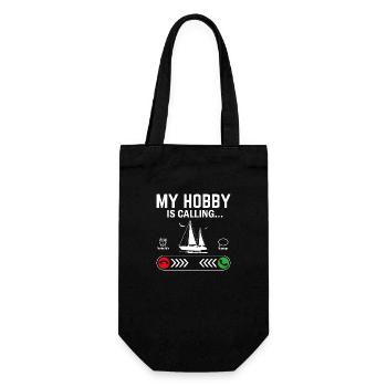 My Hobby Isa Calling sailing Quotes Gift - Gift Bag for Bottles - black - Front