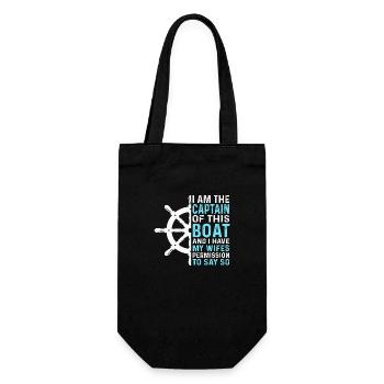 sailing Quotes - Gift Bag for Bottles - black - Front