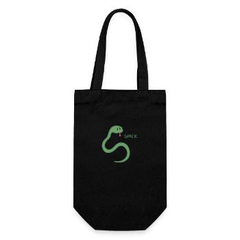 SNEK - Gift Bag for Bottles - black - Front