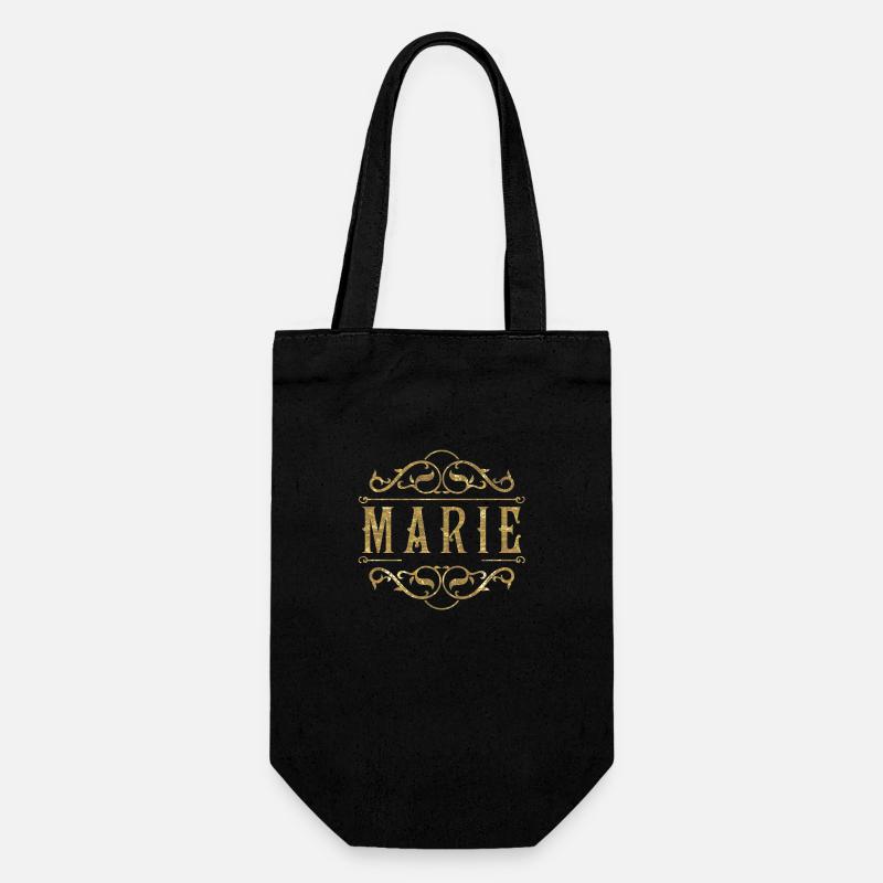 Marie en or - Sac à bouteille - noir