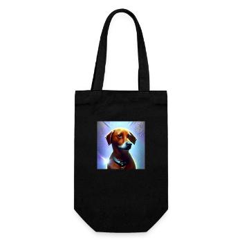 Le chien de l’univers - Sac à bouteille - noir - Devant