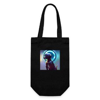 The Universe Dog - Gift Bag for Bottles - black - Front