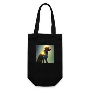 The Universe Dog - Geschenkbeutel für Flaschen - Schwarz - Vorne