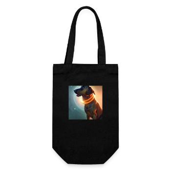 The Universe Dog - Geschenkbeutel für Flaschen - Schwarz - Vorne