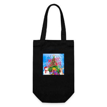 Joyeux Noël, Noël - Sac à bouteille - noir - Devant