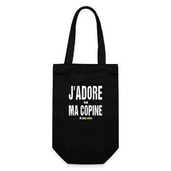 Jardinage ma copine me laisse jardiner humour - Sac à bouteille - noir - Devant