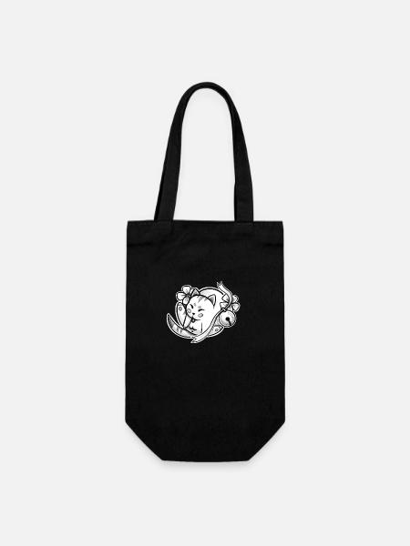 Nettoyage des chats japonais - Sac à bouteille - noir
