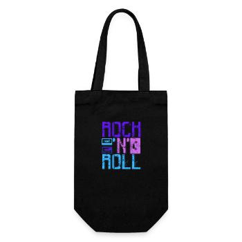 ROCK 'N' ROLL TAPES - Geschenkbeutel für Flaschen - Schwarz - Vorne