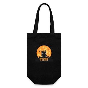 Halloween is coming - Gift Bag for Bottles - black - Front